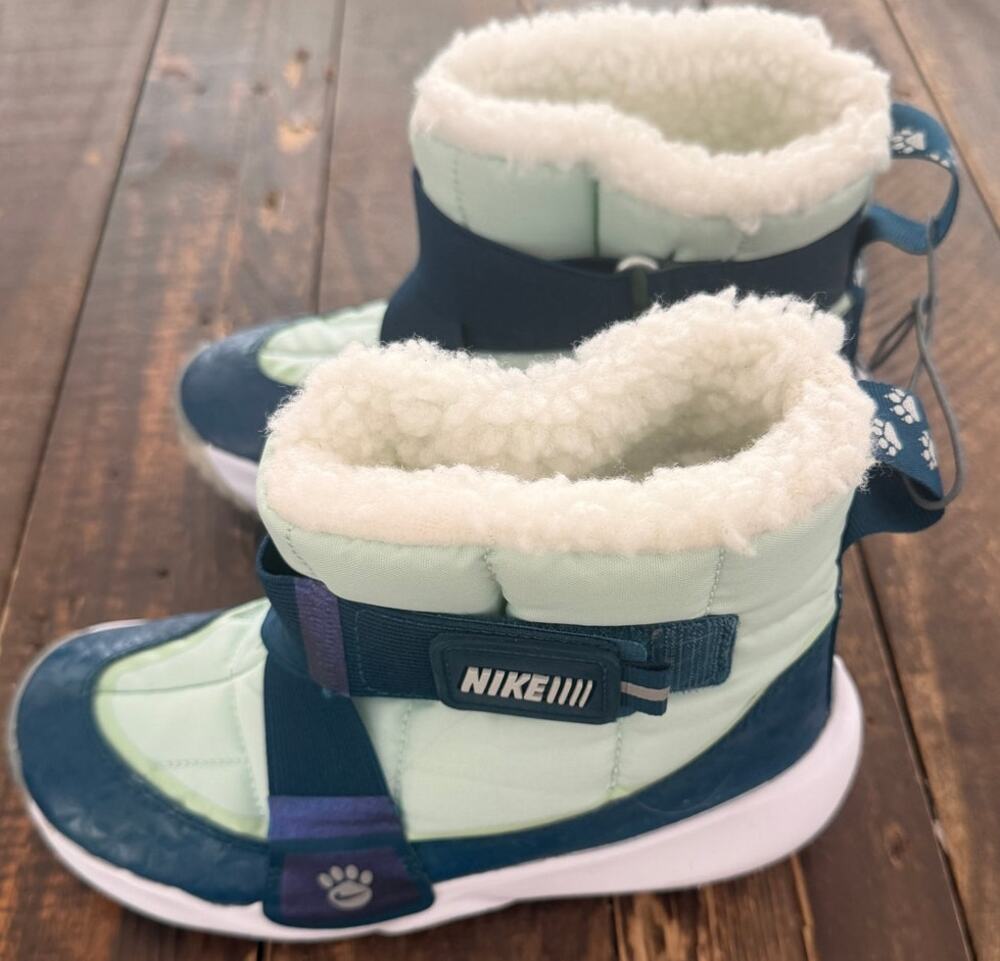 Nike Flex Advance Boot Toddler US 13C Navy Mint Winter Boots DQ7108-400